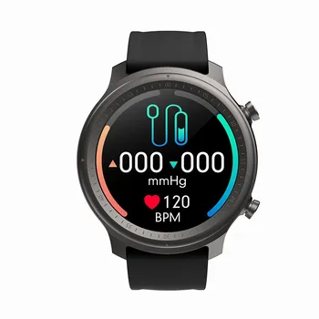 Esportes Inteligente Pulseira 1.28 Polegadas Tela Ronda De Chamada Bluetooth Smart Watch Frequência Cardíaca E A Pressão Arterial Smart Watch Q1