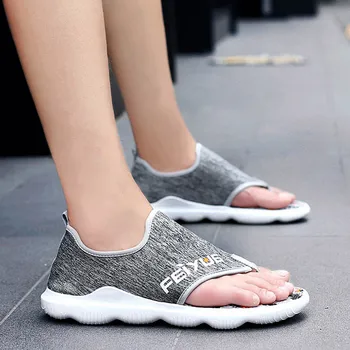 Verão De 2020 Sandálias Homens Sapatos De Praia De Alta Qualidade Mens Soft Sandalias Confortável, Casual, Ao Ar Livre Flip-Flops Estilo Sandalen Hombre