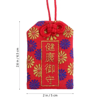 10pcs Estilo Japonês Amuleto de Estilo Japonês Bênção Saco de Fortuna Omamori Charme