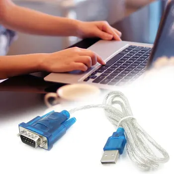 USB Para Serial de 9 Pinos do Cabo USB Para Cabo Serial USBTo Com Porta USB-Rs232 Hl-340 Universal, Amplamente Compatível