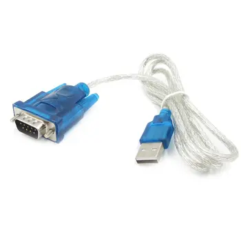 USB Para Serial de 9 Pinos do Cabo USB Para Cabo Serial USBTo Com Porta USB-Rs232 Hl-340 Universal, Amplamente Compatível