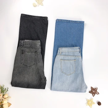 Moda de Alta-Cintura de calças de Brim das Mulheres 2021 Novo Slim Alto Perfil de Lápis, Calças Stretch Calça Casual Calças calças de Brim de Alta Qualidade