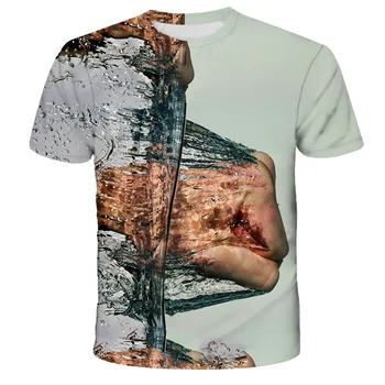 2021 Verão Meninos e meninas 3D impresso T-shirt, padrão de camisa, moda casual manga curta T-shirt, de alta qualidade da marca T-shirt
