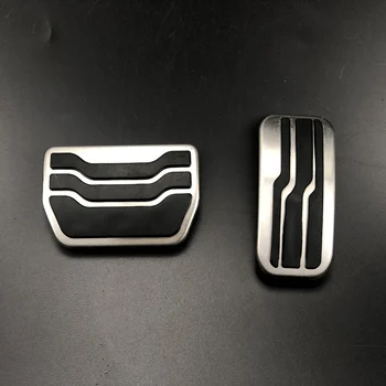 Acessórios para carros de Aço Inoxidável de Gás do Carro Pedal de Freio Pastilhas de Capa para o Novo Ford Mondeo BORDA Fusion Energi Para Lincoln MKZ EM