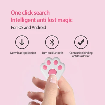 Mini Anti Perdido Alarme Carteira KeyFinder de Marca Inteligente compatível com Bluetooth Tracer Localizador GPS Chaveiro Cão Criança Rastreador Localizador de Chave