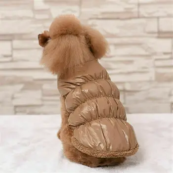 Inverno Cão De Estimação, Roupas De Lã Grossa Impermeável Cão Colete Para Baixo Do Casaco De Cachorro Cães De Pequeno Porte Com Roupas Quentes Chihuahua Vestuário Pet Supplie