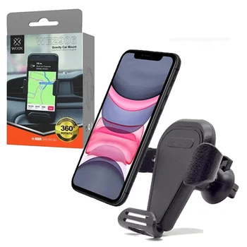 Universal soporte de telefone do Carro com um APERTO de ventilação do faísca tela de 360 ° de rotação anti-derrapante para smartphone