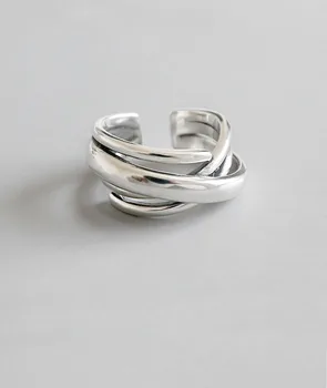 Marca De Luxo Anéis Para As Mulheres Da Boêmia Ajustável Geométrica Irregular Anéis Exagerada Novidade Jóias