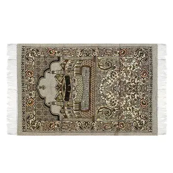 Oração Tapete Carpete Islâmica Muçulmana Iftar Meditação Esteira Portátil De Arte Tapete Decoração