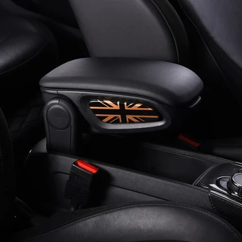 Decorativos, Adesivos de Proteção Em Ambos os Lados Da cadeira de Braço de Caixa Para BMW MINI Cooper S Countryman F60 Acessórios do Carro