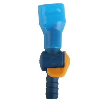 2 Pcs Azul Saco de Água de Hidratação Boca Reta Tubulação de Sucção Bico de Válvula de Mordida se Encaixa 7.5-8.5 mm de Diâmetro do Tubo