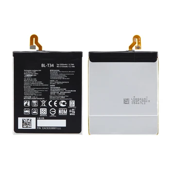 Original BL-T34 de 3300mAh Substituição da Bateria Para LG V30 V30A V30+ H930 H932 LS998 T34 BLT34 Baterias do telefone Móvel