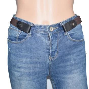 Nova Moda Unissex Preguiçoso Fivela Livre Cinto De Segurança Ajustável Mulheres Homens Elástico Da Cintura Invisível Cintos De Jeans E A Calça Cinturon Mujer