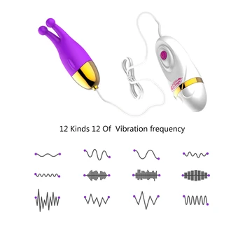 Ovo vibratório Feminina Forte Vibrador Estimulador do Clitóris G-Spot Massagem Brinquedos Sexuais para a Mulher Adulta Produto