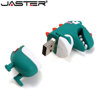 JASTER Pendrive Dinossauro desenhos animados USB flash drive 128GB 64GB 32GB 16GB 4GB 8GB pendrive USB pendrive frete grátis presentes Criativos