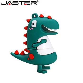 JASTER Pendrive Dinossauro desenhos animados USB flash drive 128GB 64GB 32GB 16GB 4GB 8GB pendrive USB pendrive frete grátis presentes Criativos