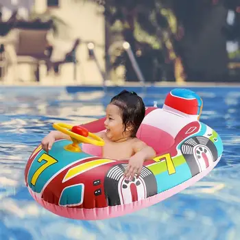 60x40cm Piscina para Crianças Flutua Volante Inflável Crianças a Água Flutuar com um Anel de Lidar com o Bebê Anel de Natação para Crianças de 1-2 Anos