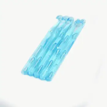 10 PCs de Luz de Plástico azul de Tricô de Costura, Agulhas de Croché DIY Tecelagem Mão Costurar Ferramentas de Acessórios de 10mm,de 13,7 cm(5 3/8