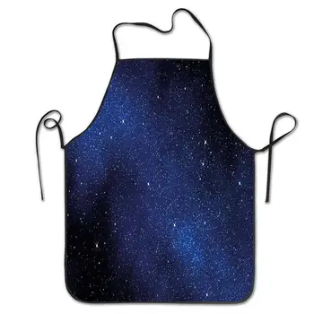 Humor Cozinha Aventais ，Primavera/Inverno/Halloween/dia de ação de Graças Avental para Cozinhar Assar Nebulosa da Galáxia de Estrelas da via-Láctea