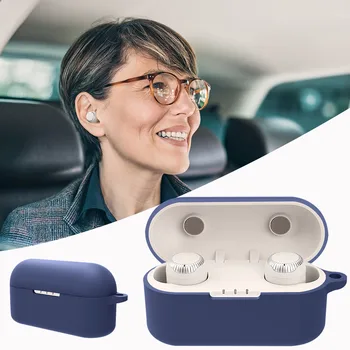 Soft Silicone Para Panasonic RZ-S300W RZ-S500W Fone de ouvido Bluetooth Fones de ouvido Resistentes a Capa de Silicone de Proteção Integral