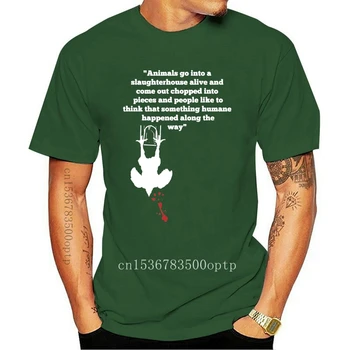 Homens T-Shirt de Verão de 2019 Algodão Vegetariano T-shirt. Novos direitos dos animais t-shirt.Libertação, anti carne, vegan Clássico Tops Tee