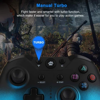5 em 1 sem Fio, Vibração Controlador de PC360 Android Conjuntos de Joystick Jogo de Entretenimento Acessórios para Mudar PS3 PC