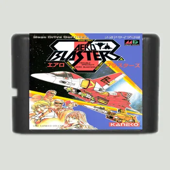 Aero Blasters de 16 bits MD Cartão de Jogo Para o Sega Mega Drive Para Gênesis