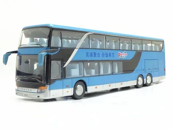 1:32 boomerang Ônibus Modelo de Simulação de Alta Casal de Ônibus de excursão Flash Carro de Brinquedo para Crianças Brinquedo Educativo
