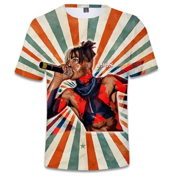 2021 R. I. P Xxxtentacion Hip Hop, o Rapper Xxxtentacion 3D Print T-Shirt Homens Mulheres da Moda Streetwear Harajuku Hip Hop T-Shirts