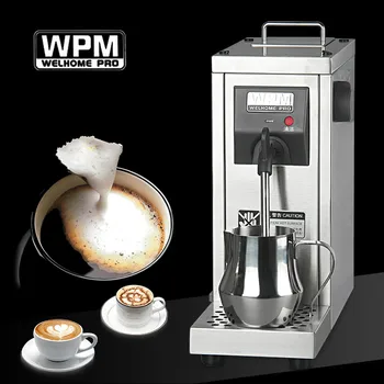 Welhome Comercial de aço inoxidável profissional de leite para cappuccino/leite / navio/Leite de formação de espuma máquina para cappucinno e latte 220V