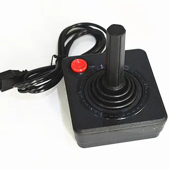 Atualizado 1,5 M de Jogos Joystick Controlador Para o Atari 2600 jogo de balancim Com 4-way Alavanca E um Único Botão de Ação Retro Gamepad