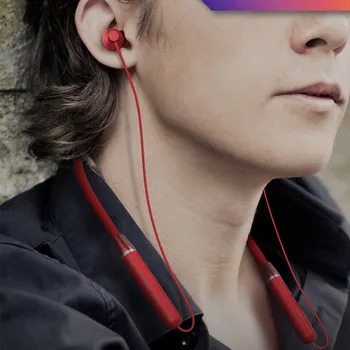 A Lenovo Bluetooth Sem Fio Do Fone De Ouvido Fones De Ouvido Magnético Esportes Executando O Fone De Ouvido Tampão Impermeável Esporte Fones De Ouvido Com Cancelamento De Ruído