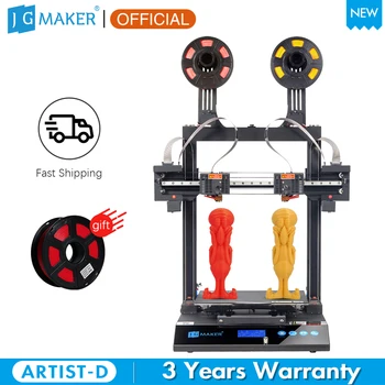 JGMaker Artista D Impressora 3D Independente Dual Direta Unidade Extrusora de TMC2208 Slient o Suporte da Unidade de PLA TPU PETG PVA 3 Anos de Garantia