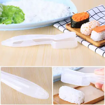 1pc Único Navio de guerra bolinho de Arroz Mão Segurando Sushi Molde de Culinária Japonesa de Arroz Bola Ferramenta de Molde a Casa Cozinha Acessórios