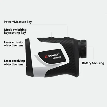 SNDWAY Laser de Golfe do telémetro de Medidor de Distância Digital Rangefinder Caça Medidor de Distância a Laser Ferramentas de Medição