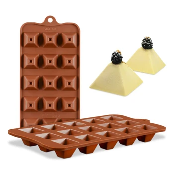 Novo do Silicone de Chocolate do Molde 29 Formas de Chocolate Ferramentas de Cozimento da Non-vara do Silicone Bolo de Moldes de Geléia Doce Molde Molde 3D DIY melhor
