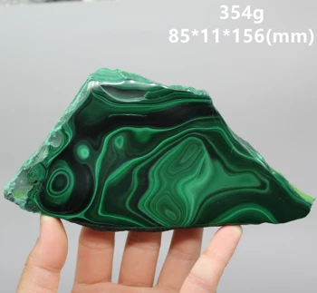 MELHOR! Natural, o verde de malaquita polido mineral amostra fatia de pedra bruta Pedras de quartzo e cristais de Cura de cristal