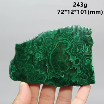 MELHOR! Natural, o verde de malaquita polido mineral amostra fatia de pedra bruta Pedras de quartzo e cristais de Cura de cristal