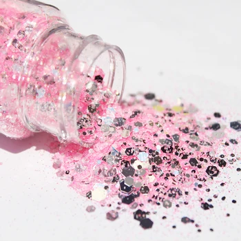 20ml/garrafa de Unhas de Glitter 12-cor de manteiga Holográfico Espelho Unhas Pó de Floco de Manicure Ferramenta da Arte do Prego de Lantejoulas Chrome 3D Glitter