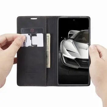 Estojo de couro Para Xiaomi Redmi Nota 9 Pro MAX Luxo Magnéticos, Flip Carteira de Silicone para proteção do Telefone de Tampa Xiomi Redmi Nota 9S Etui