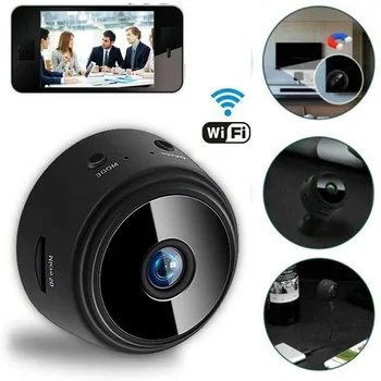A9 a Mini Câmera de 1080P em HD a câmera do ip de Noite com Voz de Segurança de Vídeo sem Fio Mini-Câmeras de vídeo de câmeras de vigilância wi-fi Câmera