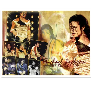 Plena Praça redonda Broca 5D DIY Diamante Pintura de Michael Jackson Ponto de Cruz, Kit de Mosaico, Bordado de Diamante a Decoração Home