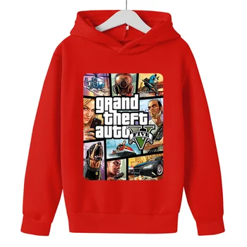 Grand Theft Auto sportswear 2021 Diversão do GTA 5 Camisas de Manga Longa Streetwear casaco com carapuço de Alta Qualidade Unisex gta5 jogo de moletom