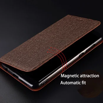Simplesmente Algodão Caso Capa de Couro para XiaoMi Redmi Nota 8 2021 Magnético Telefone Flip Cover Shell