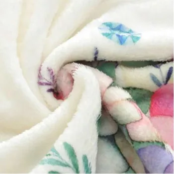 O Nome personalizado Personalizado Cobertor do Bebê cor-de-Rosa da Flor de desenhos animados nome de Menino / Menina, Cobertor, Toalha de Swaddle Bebê de Flanela Cobertor do Bebê