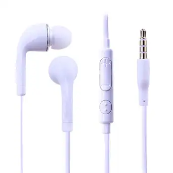 Para Fones de ouvido Samsung S4 Fones de ouvido Com Microfone de 3,5 mm Em-Ear Fone de ouvido com Fio Para Smartphones Android TXTB1