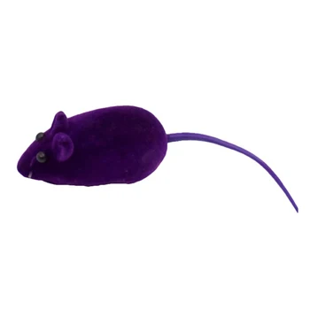 1PC Gato Rato de Brinquedo de Estimação Rato de Brinquedo do Gato E do Treinamento do Cão de Brinquedo Engraçado Realista Som de Pelúcia de Borracha de Vinil Mouse Casa Dom Multicolor