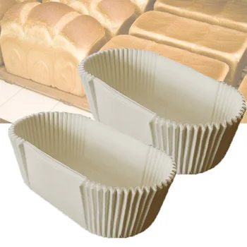 40PCS Descartáveis Oval Eclair Forros Pão de Revestimentos de Pão de Cupcake Forros de cabo cabo de Papel Para Muffins, Cupcakes, Mini Lanches Novo