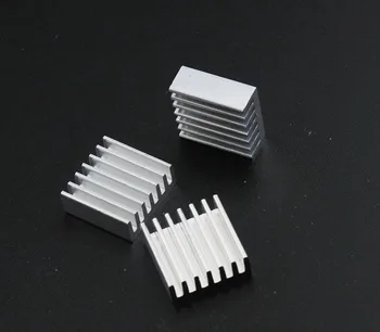 50pcs Extrudados de Alumínio do dissipador de calor 14x14x6mm para o Chip VGA RAM LED IC eletrônico do radiador radiador de arrefecimento