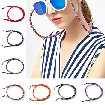 Novo Colorido Corda de Óculos de Corda de Mulheres de Pescoço Cordas Penduradas Correia da Máscara Suporte de Óculos de Estilo Étnico Óculos de sol Acessórios